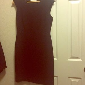 Ann Taylor Green/ Black Dress